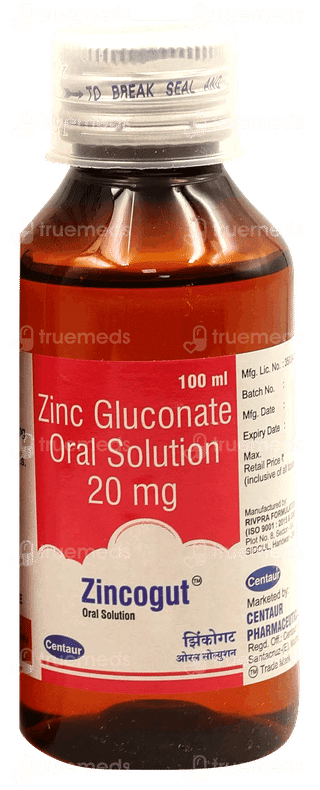 Zincogut Solution 100Ml
