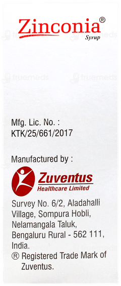Zinconia Syrup 100ml
