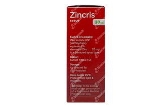 Zincris 20mg Peppermint Flavour Syrup 100ml