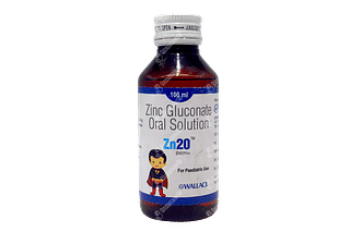 Zn 20 MG Shahi Gulab Syrup 100 ML