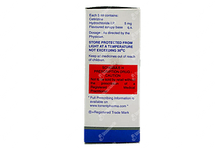 Zyncet 5mg Syrup 60ml