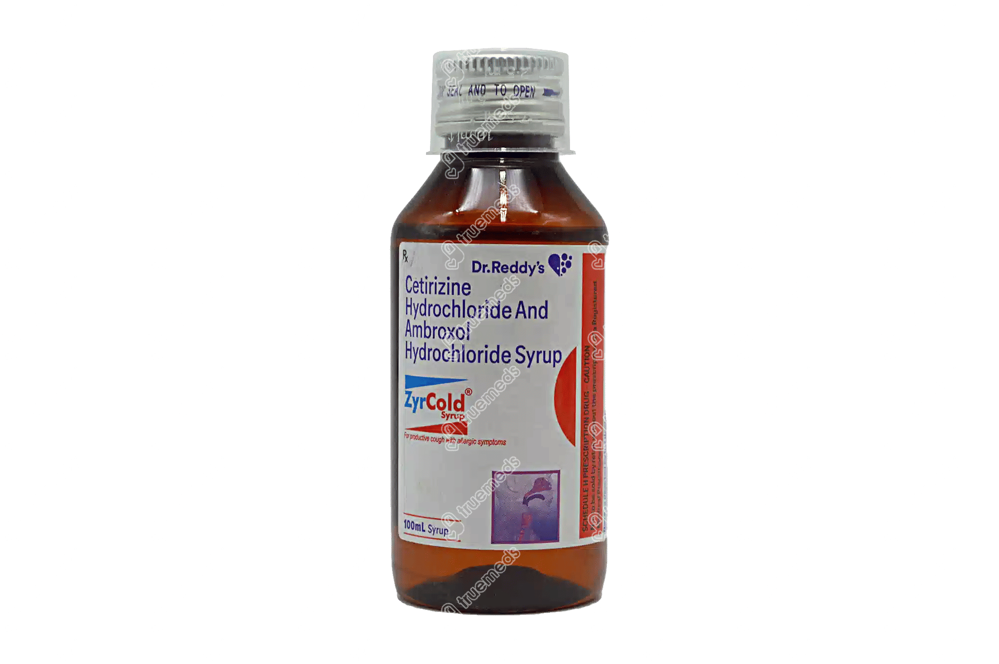 Zyrcold Cough 2.5/30 MG Syrup 100 ML Order Zyrcold Cough 2.5/30 MG