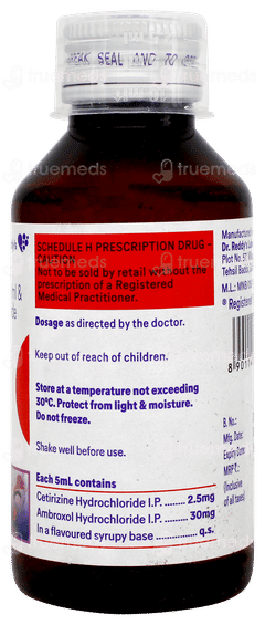 Zyrcold Syrup 100ml Zyrcold Syrup 100ml