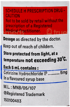 Zyrtec Syrup 60Ml