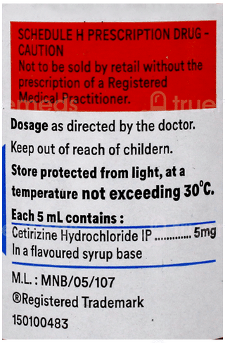 Zyrtec Syrup 60Ml