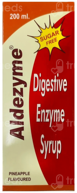 Aldezyme Pineapple Flavoured Sugar Free Syrup 200ml