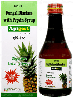 Apigest Sugar Free Syrup 200ml Apigest Sugar Free Syrup 200ml