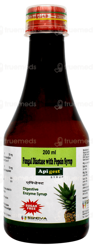 Apigest Sugar Free Syrup 200ml