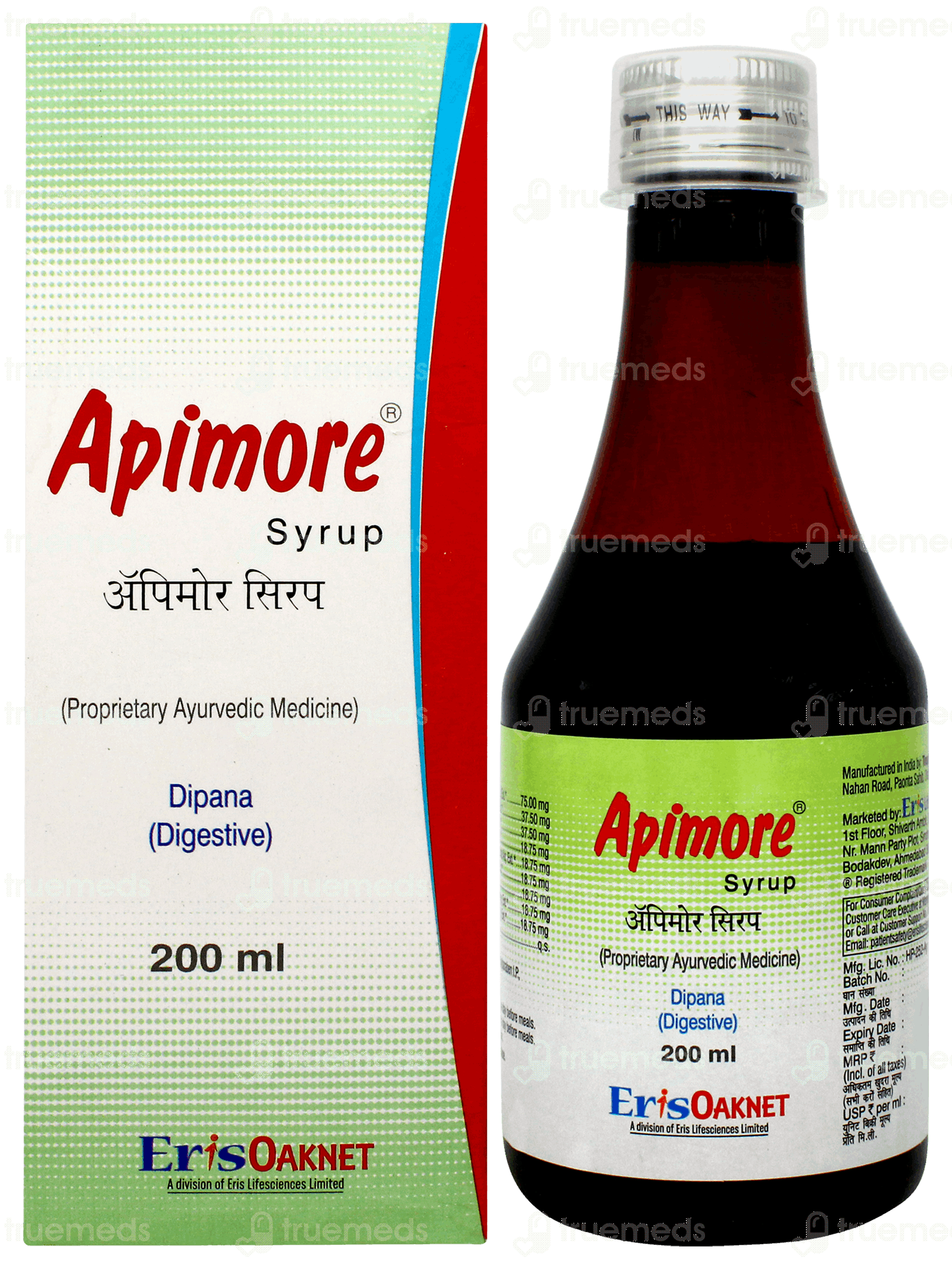 Apimore Syrup 200 Ml - Uses, Side Effects, Dosage, Price | Truemeds