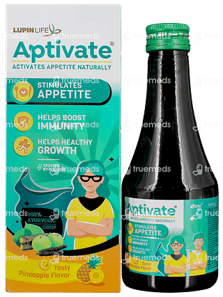 Aptivate Pineapple Flavour Syrup 175ml