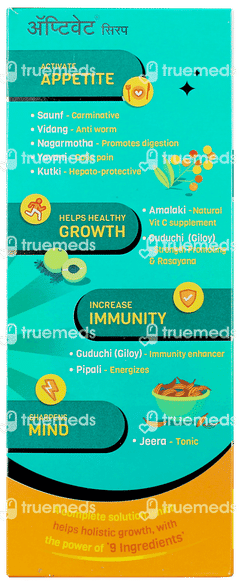 Aptivate Pineapple Flavor Syrup 175ml