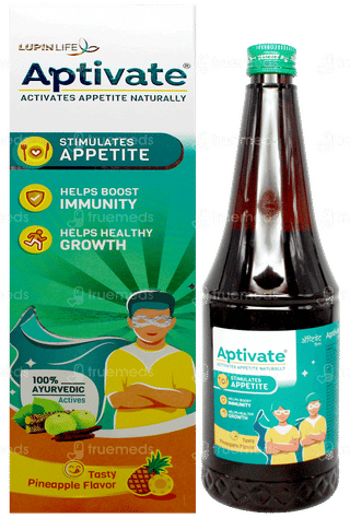 Aptivate Pineapple Flavor Syrup 450Ml