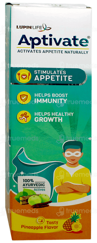 Aptivate Pineapple Flavor Syrup 450Ml