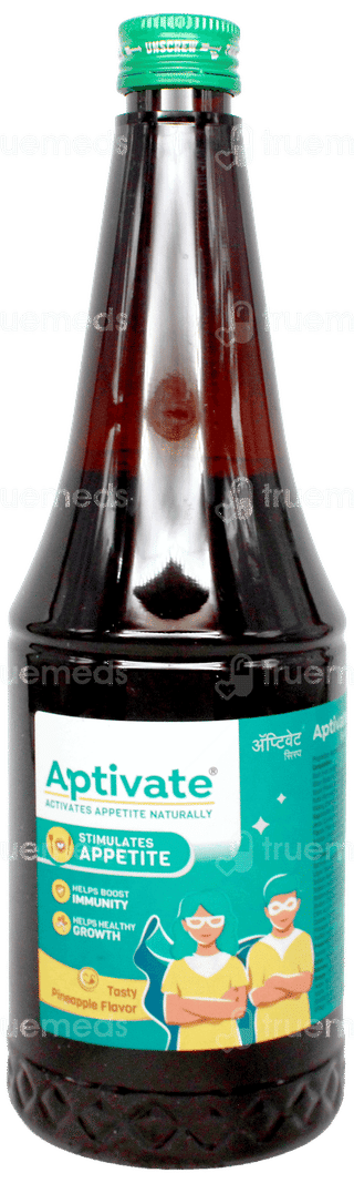 Aptivate Pineapple Flavor Syrup 450Ml