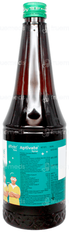 Aptivate Pineapple Flavor Syrup 450Ml Aptivate Pineapple Flavor Syrup 450Ml