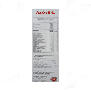 Azovit L Syrup 200Ml