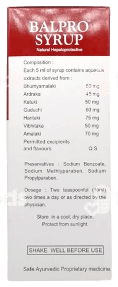 Balpro Syrup 200Ml