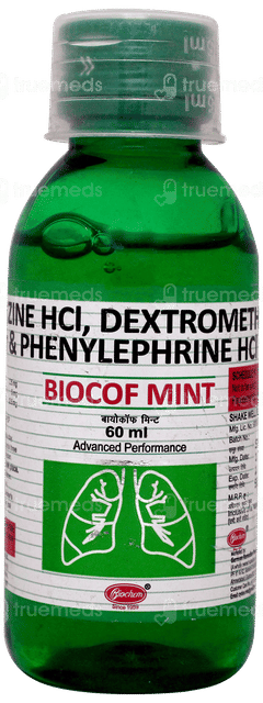 Biocof Mint Syrup 60ml