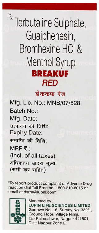 Breakuf Red Syrup 100ml