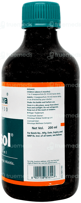 Himalaya Bresol Syrup 200ml