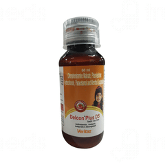 Delcon Plus Ds Strawberry Flavour Syrup 60ml