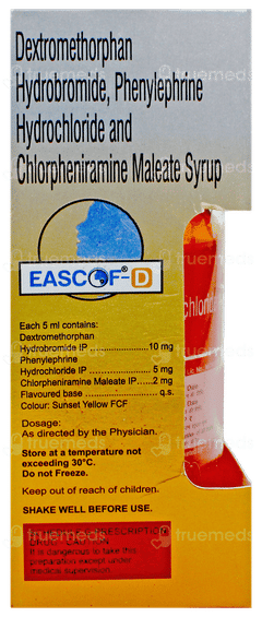 Eascof D Mixed Fruit Flavour Syrup 100Ml Eascof D Mixed Fruit Flavour Syrup 100Ml