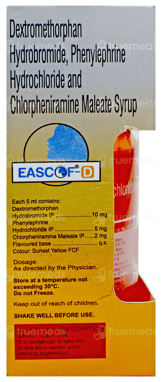 Eascof D Mixed Fruit Flavour Syrup 100Ml