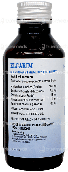 Elcarim Elixir 110Ml Elcarim Elixir 110Ml