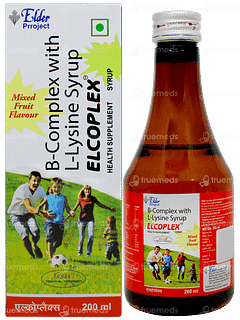 Elcoplex Mixed Fruit Flavour Syrup 200ml