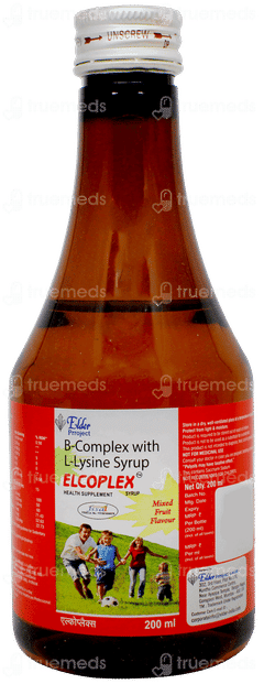 Elcoplex Mixed Fruit Flavour Syrup 200ml