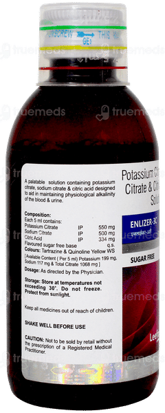 Enlizer 3c Sugar Free Solution 100ml