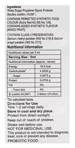 Enterospore Syrup 30 Ml