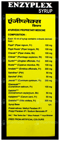 Enzyplex Jeera Adrak Flavoured Syrup 200ml