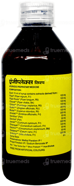 Enzyplex Jeera Adrak Flavoured Syrup 200ml