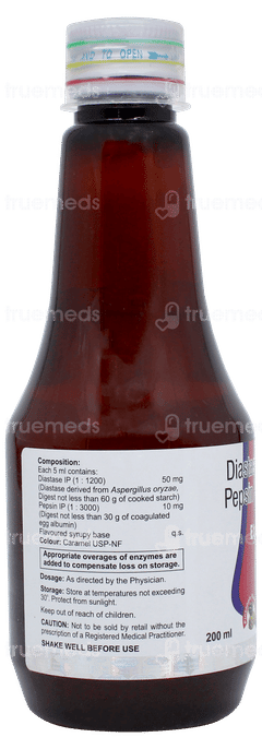 Etazyme Pineapple Flavoured Syrup 200ml