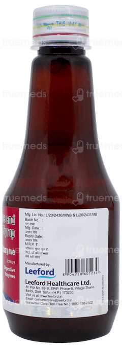 Etazyme Pineapple Flavoured Syrup 200ml