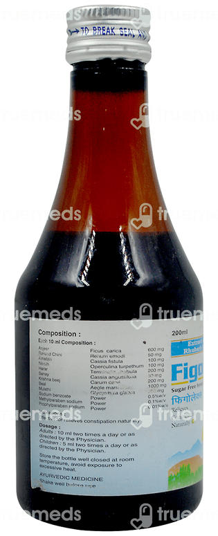 Figolax Sugar Free Syrup 200 ML