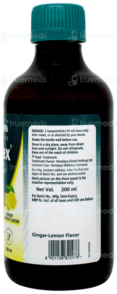 Himalaya Gasex Ginger Lemon Syrup 200ml