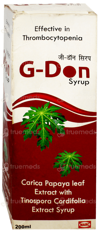 G Don Syrup 200 Ml