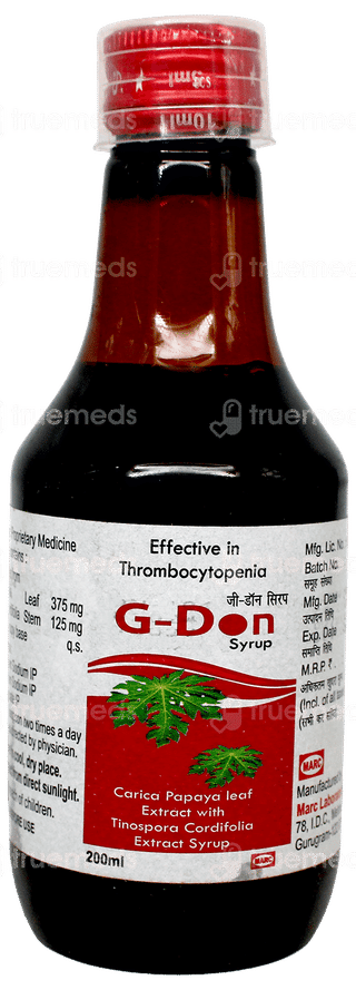 G Don Syrup 200 Ml