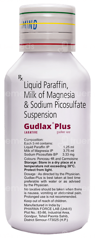 Gudlax Plus Peppermint Flavour Sugar Free Suspension 110ml