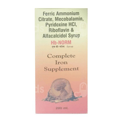 Hb Norm Syrup 200Ml Hb Norm Syrup 200Ml