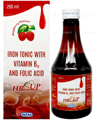 Hb Up Raspberry Flavour Syrup 200Ml
