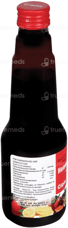 Hemocip Plus Syrup 225Ml