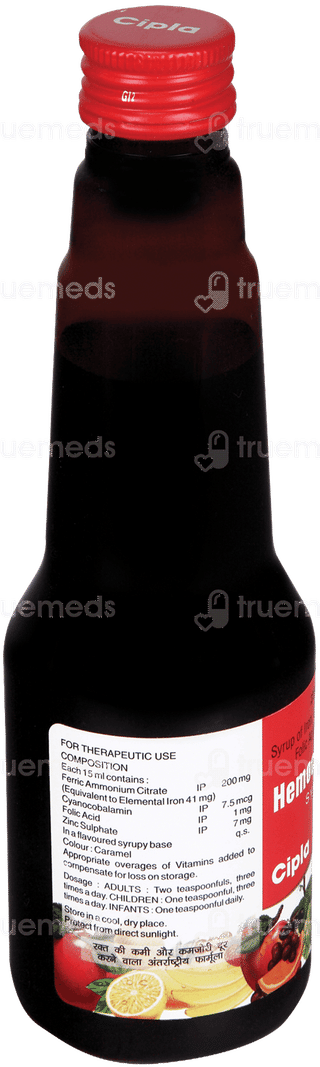 Hemocip Plus Syrup 225Ml