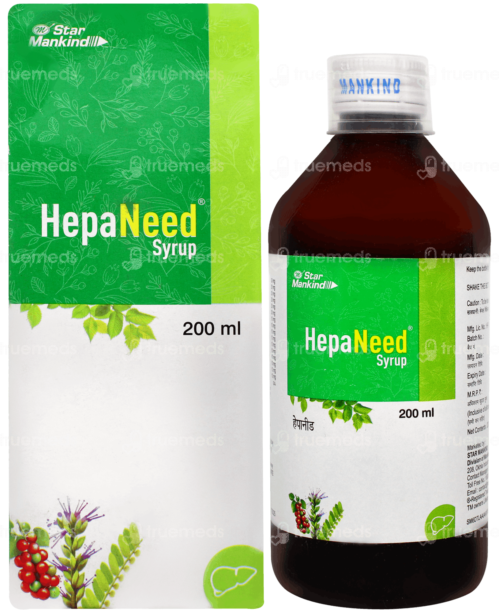 Hepaneed Syrup 200 Ml - Uses, Side Effects, Dosage, Price | Truemeds