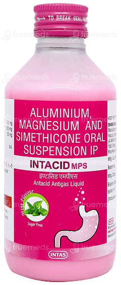 Intacid Mps Mint Flavour Sugar Free Suspension 170ml