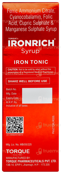 Ironrich Syrup 225ml