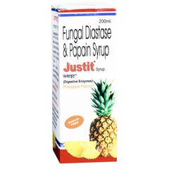 Justit Pineapple Flavour Sugar Free Syrup 200Ml Justit Pineapple Flavour Sugar Free Syrup 200Ml