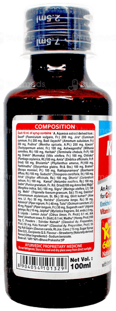Aimil K G Tone Forte Syrup 100Ml